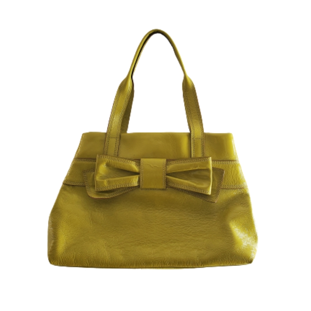 Kate Spade Claverly Green Patent Leather Bow Purse